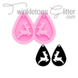 Christmas/Winter Themed Earring Silicone Molds ~ 10 Styles