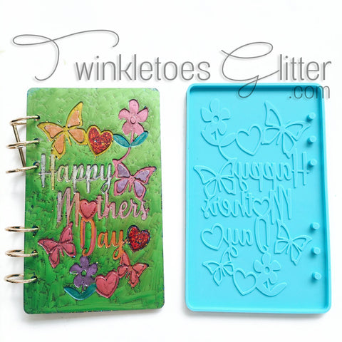 Decorative Notebook Cover Silicone Mold ~ 5 Styles