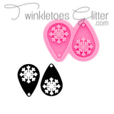 Christmas/Winter Themed Earring Silicone Molds ~ 10 Styles