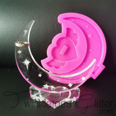 Moon Ring Holder Silicone Mold