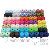 Silicone Beads ~ 13mm Hexagons ~ 30+ Colors