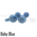 Silicone Beads ~ 14*24mm Mickey ~ 30+ Colors