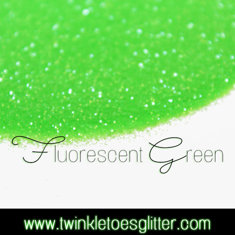 Fluorescent Green - Ultra Fine Glitter - 1/128