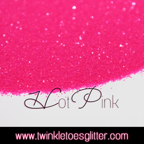 Hot Pink - Ultra Fine Glitter - 1/128