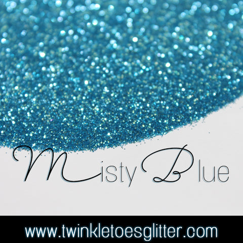 Misty Blue - Ultra Fine Glitter - 1/128