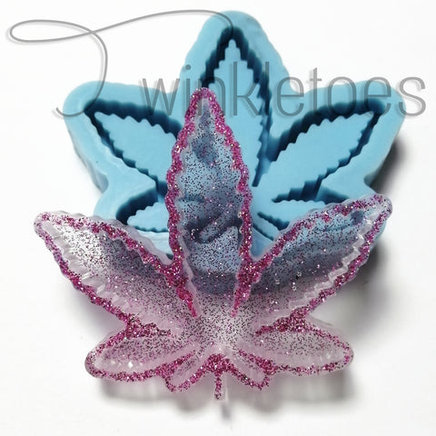 420 Leaf Shaker Silicone Mold