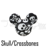 Silicone Beads ~ 14*24mm Printed Mickey ~ 10 Patterns