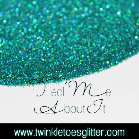 Teal Me About It - Ultra Fine Holographic Glitter - 1/128