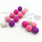 Silicone Beads ~ 10mm Rounds ~ 45+ colors